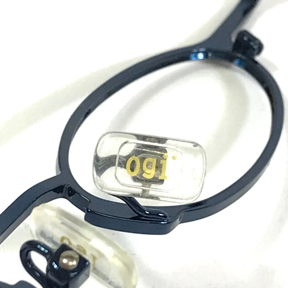 ogi Petite Eyeglasses Frames 9010 COL. 68 Navy Blue Oval Wire Rim 40-22-131